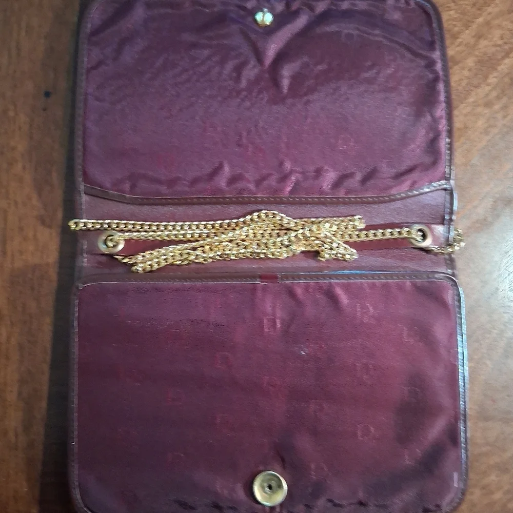 Dior Elegant Burgundy Designer Chain Bag - Picture 12 of 15